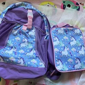 Trailmaker Backpack With Lunch Box, Unicorn